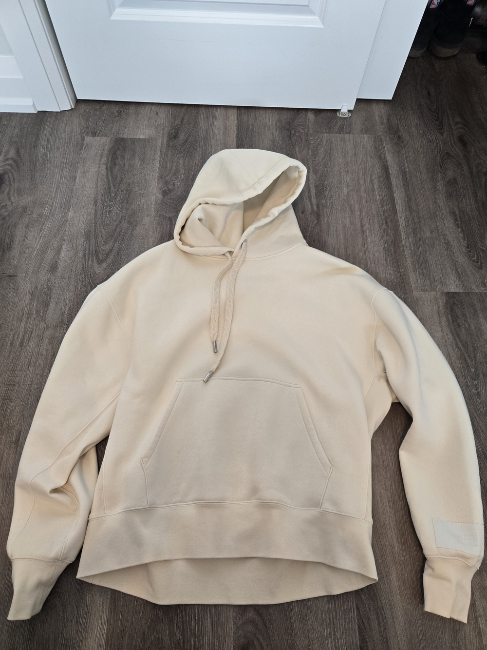 Ami Alexandre Mattiussi Cream Pullover Hoodie